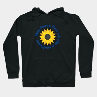 Ukraine Support No War Promote Peace sunflower Hoodie